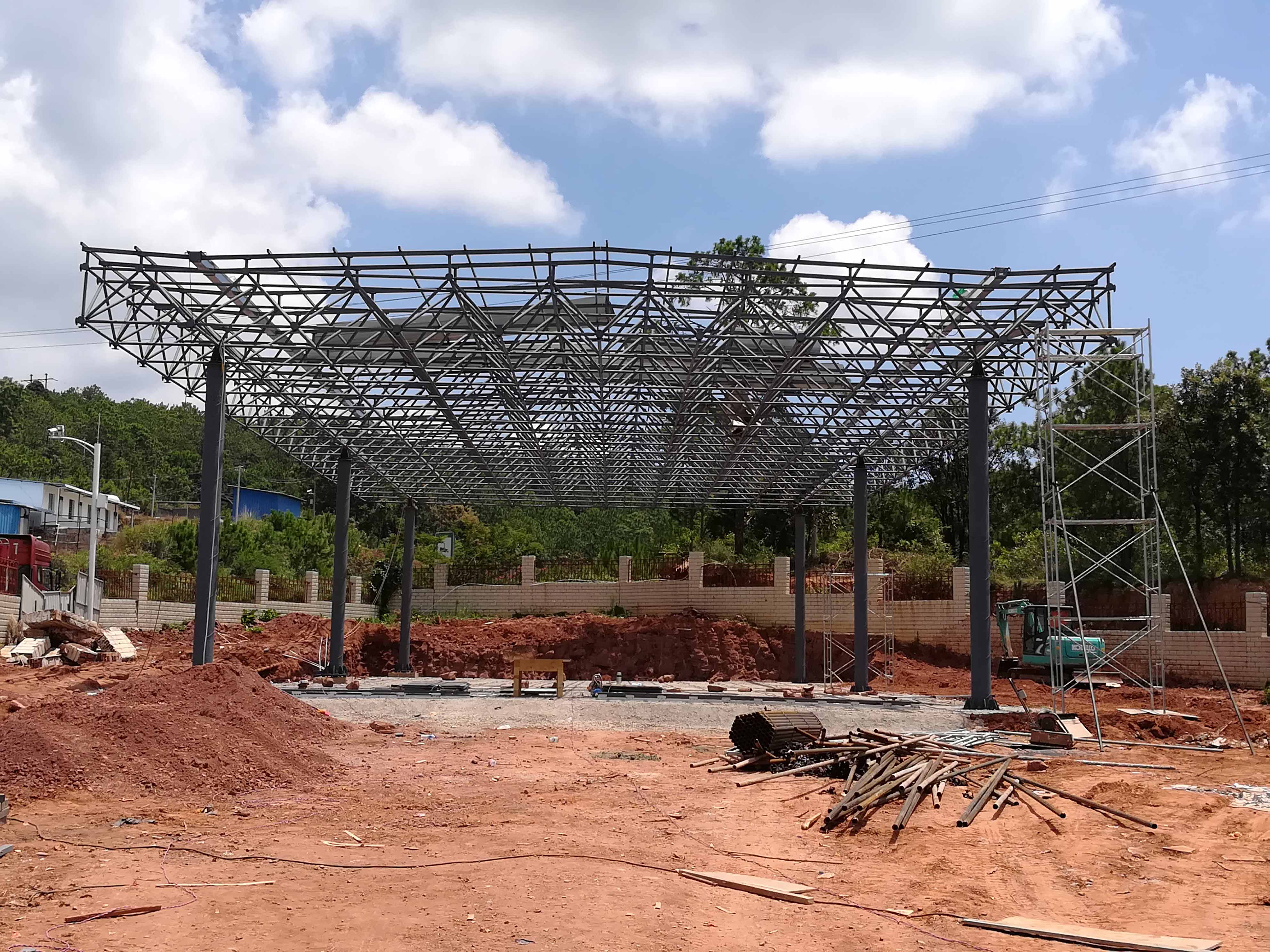 赣州加油站网架屋面