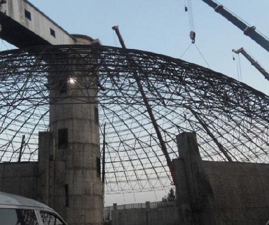 赣州网架分条或分块安装法